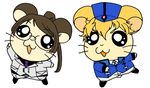  :d animal animalization bad_id bad_pixiv_id billy_katagiri buttons full_body garo_(kaku179) graham_aker gundam gundam_00 hamster hamtaro long_sleeves looking_at_viewer military military_uniform no_humans open_mouth outstretched_arms parody simple_background smile uniform white_background 