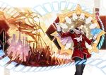  ace_(fft-0) artist_name blue_eyes brown_hair cape card final_fantasy final_fantasy_type-0 gloves kagalin male_focus scarf signature solo 