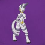  anthro anthrofied blue_eyes breasts butt ear_piercing equine female friendship_is_magic hooves jewelry mammal matthew_the_mouse matthewthemouse mohawk my_little_pony nude piercing plain_background side_boob signature solo zebra zecora_(mlp) zecora_(mlp)nude 