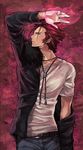  bad_id bad_pixiv_id k_(anime) kudou_akira male_focus red_hair solo suou_mikoto_(k) 