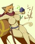  big_breasts breasts censored day-t female naturally_censored persian pok&eacute;mon scarf treasure 