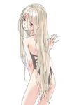  afuro_terumi androgynous from_behind inazuma_eleven inazuma_eleven_(series) long_hair looking_back male_focus shino_(syllable) sketch solo very_long_hair white_background 