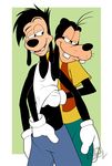 a_goofy_movie an_extremely_goofy_movie anthro anti_dev canine crotch_grab disney dog duo father father_and_son gay goofy hand_in_pants incest male mammal max_goof parent 