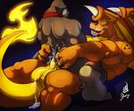  absurd_res anal anal_penetration anthro anus ape balls biceps big_muscles big_penis brown_fur butt charizard charzy collar couple cowgirl_position cum cum_drip cum_in_ass cum_in_mouth cum_inside cum_on_balls cum_on_chest cum_on_face cum_on_mouth cum_on_penis cum_string cum_while_penetrated donryu dragon dripping duo erection eye_contact fire flaming_tail fur gay gorilla green_eyes grey_fur gripping hi_res holding horn interspecies krun leaking lying male mammal muscles nintendo nude on_back on_top orange_scales pacman20 pecs penetration penis pok&#233;mon pok&eacute;mon primate riding scales scalie sex sitting straddling tattoo toned video_games wings yellow_fire 