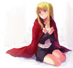  bad_id bad_pixiv_id bangs black_footwear black_jacket black_skirt blonde_hair blue_eyes borrowed_garments breasts closed_mouth clothes_grab coat collarbone cropped_jacket crossed_arms crying crying_with_eyes_open ear_clip earrings frown full_body fullmetal_alchemist high_ponytail jacket jacket_on_shoulders jewelry long_hair long_sleeves looking_at_viewer miniskirt multiple_earrings open_clothes open_jacket ponytail red_coat riru sad shoes sidelocks sitting skirt small_breasts solo tears white_background winry_rockbell yokozuwari 