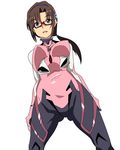  1_girl 1girl blue_eyes breasts brown_hair evangelion:_3.0_you_can_(not)_redo large_breasts makinami_mari_illustrious neon_genesis_evangelion rebuild_of_evangelion 