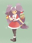  :d axew bad_id bad_pixiv_id bell big_hair blush boots bow brown_eyes christmas gen_5_pokemon hat iris_(pokemon) long_hair mei_(maysroom) open_mouth pantyhose pokemon pokemon_(anime) pokemon_(creature) pokemon_bw_(anime) purple_hair santa_costume santa_hat smile star two_side_up very_long_hair 