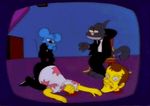  animated cat feline itchy mouse pulp_fiction quentin_tarantino rodent scratchy suit the_simpsons 