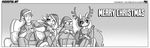  arthur_mathews avoid_posting black_and_white christmas comic conditional_dnp controller english_text feline female greyscale hair hat holidays horn human jollyjack kat_vance male mammal monochrome penguin pip_mcgraw rodent scarlet_(sequential_art) sequential_art sofa squirrel text video_games webcomic 