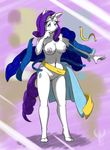  ? anthro anthrofied big_breasts breasts clothed clothing confused cutie_mark equine ethanqix female friendship_is_magic hair horn horse mammal my_little_pony nipples pony purple_hair pussy rarity_(mlp) skimpy solo undressing unicorn 