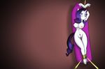  anthro anthrofied equine female friendship_is_magic horn horse jrvanesbroek mammal my_little_pony nude pony pussy rarity_(mlp) solo unicorn 