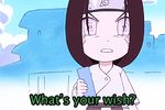  1girl 2boys animated animated_gif blush chibi hyuuga_neji long_hair lowres multiple_boys naruto naruto_sd:_rock_lee_no_seishun_full-power_ninden rock_lee short_hair tenten 