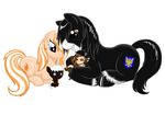  brown_eyes couple creamsicle cutie_mark diaper dreamsicle_swirl equine female hair horse jeroba kraa male mammal my_little_pony original_character pony shield sitting smile white_hair 