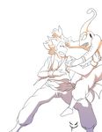  absurdres alien dragon_ball dragonball_z dragonballz gogeta highres kid_buu saiyan 