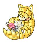  blush cum cum_in_pussy cum_inside disembodied_penis female male penis plain_background pok&eacute;mon pussy pussy_juice sandshrew straight tranquilmyst white_background yellow_body 