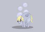  blonde_hair bubble bubbles cutie_mark derp derpy_hooves_(mlp) equine female feral friendship_is_magic hair horse humor mammal my_little_pony pegasus pony smile solo unknown_artist what wings 