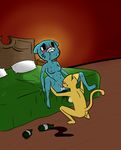  bed blush duo feline female gottashitfast katia_managan khajiit lesbian mammal nicole_watterson nude oral prequel pussy the_amazing_world_of_gumball the_elder_scrolls video_games 