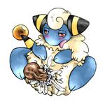  cum cum_in_pussy cum_inside disembodied_penis erection female male mareep penis plain_background pok&eacute;mon pussy pussy_juice red_eyes straight tranquilmyst vaginal white_background white_fur 