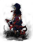  dark_skin grin heartless hood hoodie key_blade kingdom_hearts shadow smile sora sora_(kingdom_hearts) 