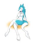  big_breasts breasts claws collar digitigrade expulshion female hindpaw looking_at_viewer navel nipples nude paws piercing plain_background scar sergal sitting solo toes tongue tongue_out tongue_piercing valkyrie_the_corrupt_sergal white_background 