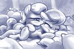  blush cub diamond_tiara_(mlp) equine female feral friendship_is_magic horse lesbian licking mammal my_little_pony pillow pony silver_spoon_(mlp) theofficialwheel tongue young 