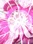  choker cure_happy electricity glowing head_wings hoshizora_miyuki long_hair magical_girl pink pink_choker pink_eyes pink_hair precure skirt smile_precure! solo tiara tj-type1 twintails 