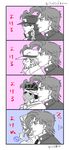  5boys ahoge bad_id bad_pixiv_id bangs beard comic dororosso facial_hair hat jean_pierre_polnareff jojo_no_kimyou_na_bouken joseph_joestar kakyouin_noriaki kuujou_joutarou mohammed_avdol multiple_boys shaded_face translated 