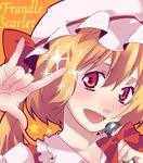  \m/ ana_(rznuscrf) character_name flandre_scarlet macross macross_frontier parody seikan_hikou solo touhou 