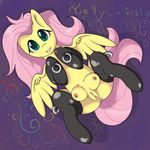  anus blue_eyes butt equine female feral flailingandflailing fluttershy_(mlp) friendship_is_magic hair horse mammal my_little_pony pegasus pink_hair plump_labia pony presenting pussy simple_background solo spread_legs spreading teats wings 