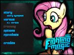  credits cutie_mark english_text equine female feral fighting_is_magic fluttershy_(mlp) friendship_is_magic fur hair horse mammal mane6 menu movelists my_little_pony options pegasus pink_hair pony shocked storu story text training versus wings yellow_fur 