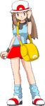  1girl blue_(pokemon) hat leaf_(pokemon) lowres pokemoa pokemon pokemon_(game) soara 