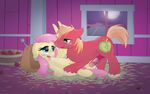  apple big_macintosh_(mlp) equine erection female feral fluttershy_(mlp) friendship_is_magic fruit horse horsecock male mammal my_little_pony night nude pegasus penis pony pussy saliva straight surgicalarts tongue unknown_artist wings 
