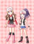  hikari_(pokemon) hikari_(pokemon)_(cosplay) long_hair nintendo pokemon pokemon_(anime) pokemon_(game) pokemon_bw shorts skirt touko_(pokemon) touko_(pokemon)_(cosplay) 