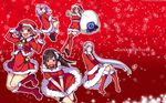  5girls blush candy christmas gun_knight_girl highres kazamatsuri_shino komiya_tamaki multiple_girls munakata_mashiro nanami_renka official_art sumeragi_kohaku takato_sayako 