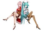  hatsune_miku megurine_luka mono_(shootingstar-hitomi) project_diva vocaloid 