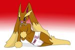  blush cute diaper evolove female fuzzywolf lagomorph lopunny mammal nintendo pacifier pok&#233;mon pok&eacute;mon rabbit video_games 