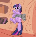  angry book cutie_mark duct_tape equine female feral friendship_is_magic fur hair horn horse mammal my_little_pony otakuap pony purple_eyes purple_fur solo stuck twilight_sparkle_(mlp) two_tone_hair unicorn wood 