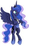  absurd_res alpha_channel blue_eyes crown cutie_mark equine female feral flying friendship_is_magic happy hi_res horn karol_pawlinski mammal moon my_little_pony necklace plain_background princess_luna_(mlp) smile solo sparkles transparent_background winged_unicorn wings yanoda 