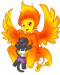  bc4life doll feline female fire flash grope herm intersex invalid_tag mammal phoenix sophie_nix_(character) wings 