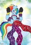  anal anal_penetration blush cum equine female friendship_is_magic hair horse multi-colored_hair my_little_pony penetration pony pussy rainbow_dash_(mlp) rainbow_hair v-d-k vaginal vaginal_penetration 