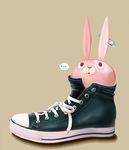  1boy bunny clothes_pin clothespin kirenenko male male_focus rabbit rt-sy shoe shoes show simple_background solo usavich 