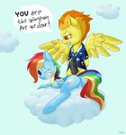  anus clothing cloud crossgender cum cynicalmoose dickgirl equine female feral friendship_is_magic herm horse horsecock intersex mammal my_little_pony pegasus penis pony pussy rainbow_dash_(mlp) spitfire_(mlp) text wings wonderbolts_(mlp) 
