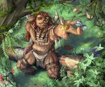  bovine brown_fur brown_hair cattle clothed clothing corvuspointer facial_piercing fur hair half-dressed jewelry loincloth male mammal muscles nature necklace nose_piercing nose_ring outside piercing tauren topless tribal video_games warcraft world_of_warcraft 