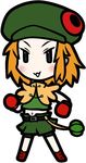  blush boxing boxing_gloves breloom chibi clothing female gijinka hair hat nintendo pok&#233;mon pok&eacute;mon shoes shorts skirt video_games 