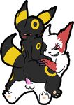  antrho claws cowgirl_position cr2 duo eeveelution female invalid_tag male nintendo on_top pok&#233;mon pok&eacute;mon sex simple_colors straddling straight umbreon video_games zangoose 