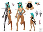  2012 android baby breasts butt canine cyborg dog female machine mechanical model_sheet nude pregnant pussy robot robotic_reveal zenu 