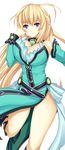  bare_shoulders blonde_hair blue_eyes blush breasts half_updo kami_jigen_game_neptune_v large_breasts long_hair looking_at_viewer neptune_(series) smile solo transparent_background unaligned_breasts vert very_long_hair ysnonnon 
