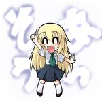  bad_id bad_pixiv_id blonde_hair chibi closed_eyes kate_(sketchbook_full_colors) licorice_(yamaneko) long_hair necktie school_uniform sketchbook_full_colors smile socks solo 