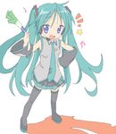  aqua_hair bad_id bad_pixiv_id core_(mayomayo) cosplay hatsune_miku hatsune_miku_(cosplay) hiiragi_kagami lucky_star solo spring_onion thighhighs twintails vocaloid 