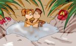  alvin_seville brittany_and_the_chipettes brittany_miller chipettes chipmunk cub eyes_closed female flat_chested hot_tub kissing male mammal nude rodent young 